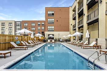 Sparkling Pool with Sundeck